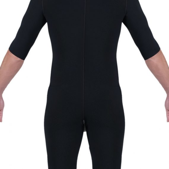 MALE ABOVE THE KNEE BODY SHAPER WITH SHORT SLEEVES