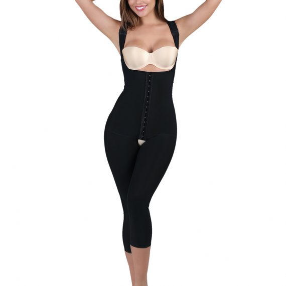 GIRDLE WITH ABDOMINAL AND BACK EXTENSION BELOW THE KNEE